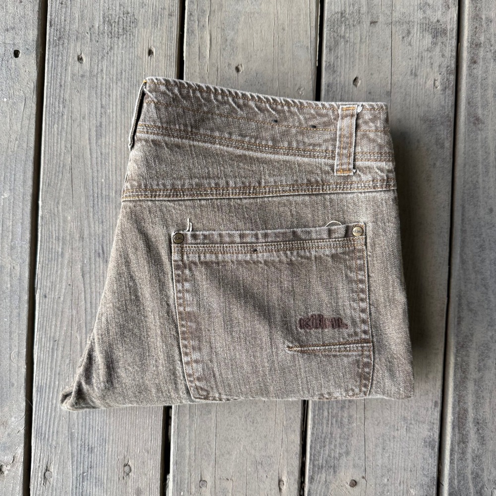 Kuhl Brown Denim Pants Mens Casual Outdoor Trousers Brown Wash